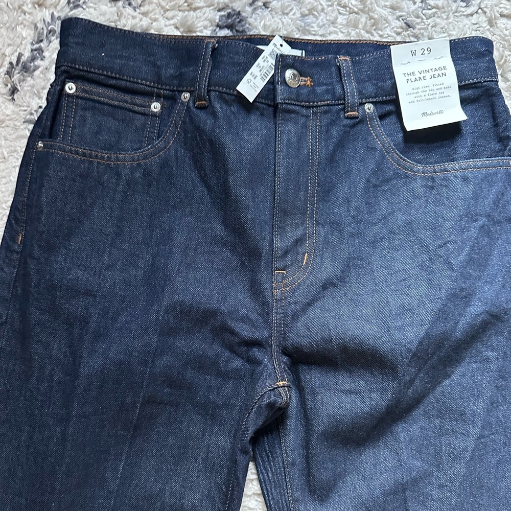 Madewell • NWT • Vintage Flare Jean in Rinse Wash - Picture 7 of 14